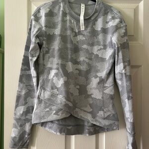 Lululemon Gray Camouflage Women's Top